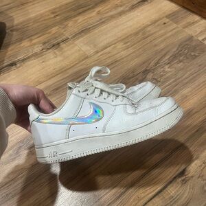 White Nike Air Force 1 Sneakers